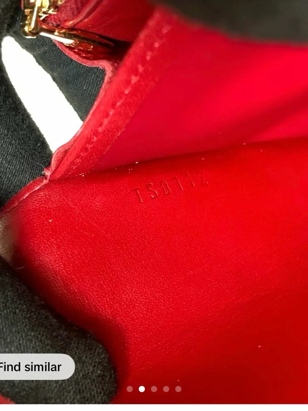 Louis Vuitton Red Patent Monogram Long Wallet